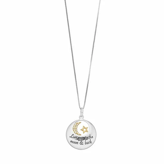 Best reviews of ✔️ Timeless Sterling Silver "Love You To The Moon & Back" Pendant Necklace 🔔 3 Best reviews of ✔️ Timeless Sterling Silver "Love You To The Moon & Back" Pendant Necklace 🔔