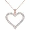 Budget 🧨 Stella Grace 18k Rose Gold Over Silver 2 2/5 Carat T.W. Lab Created Moissanite Heart Pendant Necklace ❤️ -Valentine's Day Jewelry shop unnamed file 1825
