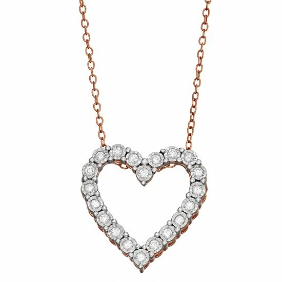 Budget โญ Unbranded Sterling Silver 1/4 Carat T.W. Diamond Heart Pendant Necklace ๐ 5 Budget โญ Unbranded Sterling Silver 1/4 Carat T.W. Diamond Heart Pendant Necklace ๐ - Image 3