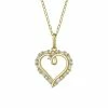 Cheapest 👏 Unbranded 10k Gold Cubic Zirconia Heart Pendant Necklace 🧨 -Valentine's Day Jewelry shop unnamed file 1847