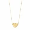 Buy ⌛ Au Naturale 14k Gold Puffed Heart Necklace 💯