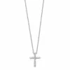 Coupon ⌛ Diamond Petites 10k White Gold 1/10-ct. T.W. Diamond Cross Pendant 🤩 -Valentine's Day Jewelry shop unnamed file 187