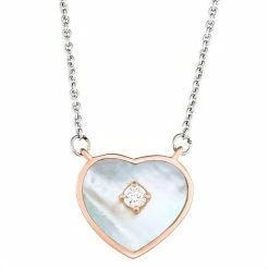 Promo 🎉 Harper Stone Rose Gold Plated Heart Cubic Zirconia Necklace 🎉