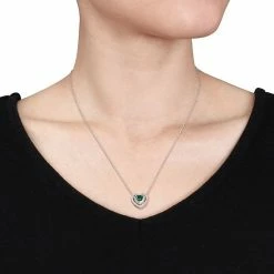 Outlet ๐ Stella Grace 10k White Gold 1/5 Carat T.W Diamond & Lab-Created Emerald Heart Shaped Pendant Necklace ๐ 7 Outlet ๐ Stella Grace 10k White Gold 1/5 Carat T.W Diamond & Lab-Created Emerald Heart Shaped Pendant Necklace ๐ -Valentine's Day Jewelry shop unnamed file 1892