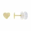 Brand new 🤩 Charming Girl Kids' 14k Gold Satin Finish Heart Earrings 🥰 -Valentine's Day Jewelry shop unnamed file 1917