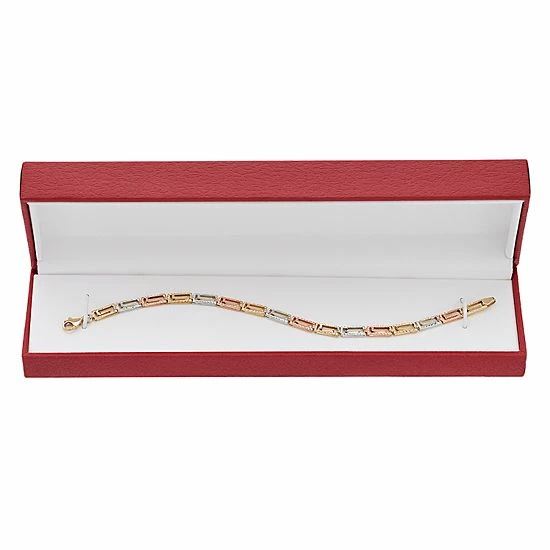 Brand new β Everlasting Gold Tri Tone 10k Gold Reversible Greek Key Bracelet π 6 Brand new β Everlasting Gold Tri Tone 10k Gold Reversible Greek Key Bracelet π - Image 4