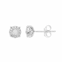 Brand new 😀 Unbranded 1/4 Carat T.W. Diamond Composite Round Stud Earrings Silver Tone 🌟 7 Brand new 😀 Unbranded 1/4 Carat T.W. Diamond Composite Round Stud Earrings Silver Tone 🌟 -Valentine's Day Jewelry shop unnamed file 194