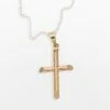 Budget 😉 10k Gold Tube Cross Pendant ⭐ -Valentine's Day Jewelry shop unnamed file 1962