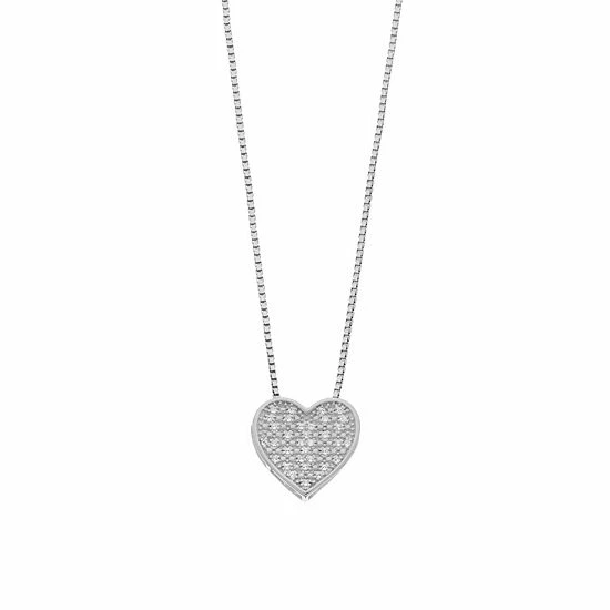Deals π Simply Vera Vera Wang Sterling Silver 1/10 Carat T.W. Diamond Heart Pendant Necklace π₯ 3 Deals π Simply Vera Vera Wang Sterling Silver 1/10 Carat T.W. Diamond Heart Pendant Necklace π₯