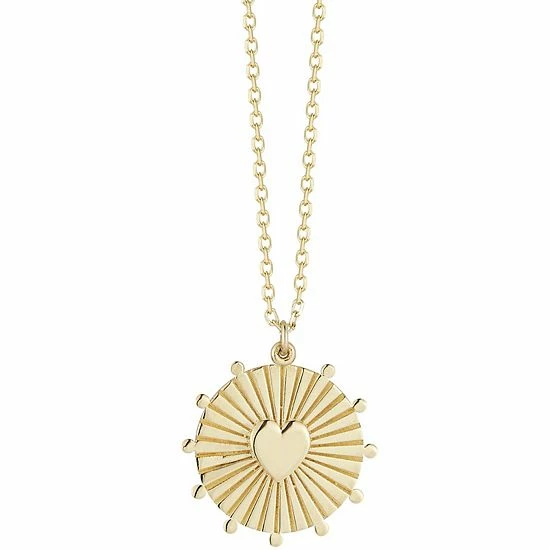 New ๐ฅ LUMINOR GOLD 14k Gold Heart Medallion Necklace ๐ฏ 3 New ๐ฅ LUMINOR GOLD 14k Gold Heart Medallion Necklace ๐ฏ