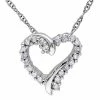 Cheapest 💯 Stella Grace 10k White Gold 1/10 Carat T.W Diamond Heart Pendant Necklace ❤️ 1 Cheapest 💯 Stella Grace 10k White Gold 1/10 Carat T.W Diamond Heart Pendant Necklace ❤️ -Valentine's Day Jewelry shop unnamed file 2083