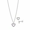 Outlet 😍 FAO Schwarz Multicolor Cubic Zirconia Heart Pendant Necklace & Stud Earring Set 🥰 -Valentine's Day Jewelry shop unnamed file 2109
