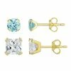 Coupon 😍 Taylor Grace 10k Gold 4 Mm White & Blue Cubic Zirconia Stud Earring Set ✨ -Valentine's Day Jewelry shop unnamed file 2115