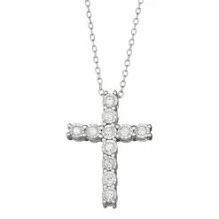 New ๐คฉ Unbranded Sterling Silver 1/4 Carat T.W. Diamond Cross Pendant Necklace ๐ 8 New ๐คฉ Unbranded Sterling Silver 1/4 Carat T.W. Diamond Cross Pendant Necklace ๐ -Valentine's Day Jewelry shop unnamed file 2199