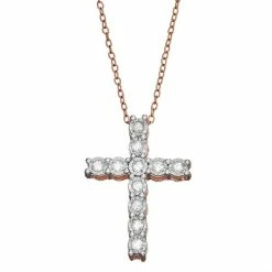 New ๐คฉ Unbranded Sterling Silver 1/4 Carat T.W. Diamond Cross Pendant Necklace ๐ 9 New ๐คฉ Unbranded Sterling Silver 1/4 Carat T.W. Diamond Cross Pendant Necklace ๐ -Valentine's Day Jewelry shop unnamed file 2200