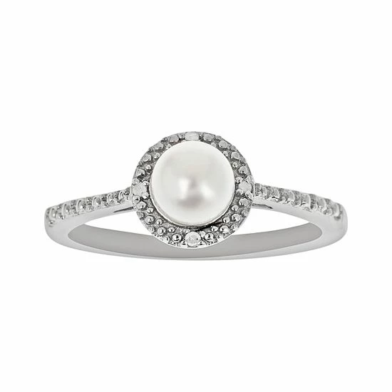 Top 10 ✔️ Celebration Gems Sterling Silver Freshwater Cultured Pearl And Diamond Accent Frame Ring ⌛ 3 Top 10 ✔️ Celebration Gems Sterling Silver Freshwater Cultured Pearl And Diamond Accent Frame Ring ⌛