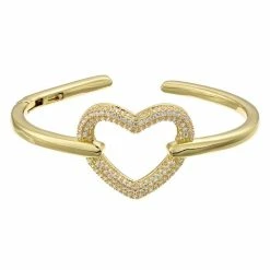 Brand new 👍 Unbranded Sterling Silver Cubic Zirconia Heart Halo Stacking Ring 🧨