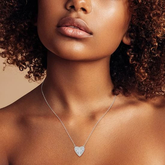 Flash Sale ๐ Sunkissed Sterling Silver Over Cubic Zirconia Cross Heart Necklace Silver Tone ๐ 4 Flash Sale ๐ Sunkissed Sterling Silver Over Cubic Zirconia Cross Heart Necklace Silver Tone ๐ - Image 2