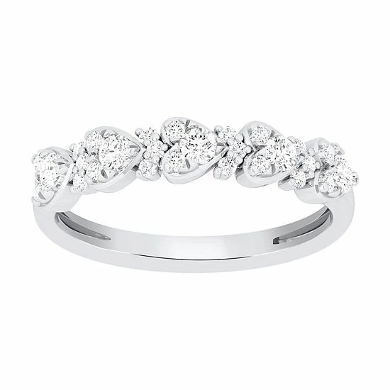 Coupon ๐ฏ Unbranded 10k White Gold 1/2 Carat T.W. Small Hearts Diamond Ring ๐ 3 Coupon ๐ฏ Unbranded 10k White Gold 1/2 Carat T.W. Small Hearts Diamond Ring ๐