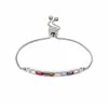 Promo 🔔 Brilliance Rainbow Crystal Bar Bracelet Silvertone Blue Multi 🥰 -Valentine's Day Jewelry shop unnamed file 227