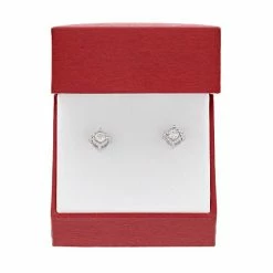 Brand new 🛒 Vinyl Records 1 Carat T.W. Diamond 10k White Gold Solitaire Earrings 🔔 -Valentine's Day Jewelry shop unnamed file 2270