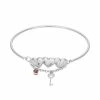 Brand new π Cubic Zirconia Sterling Silver Heart & Key Charm Bangle Bracelet π 2 Brand new π Cubic Zirconia Sterling Silver Heart & Key Charm Bangle Bracelet π -Valentine's Day Jewelry shop unnamed file 2271