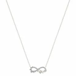 Best deal 👍 Brilliance Brass "Love" Infinity Pendant Necklace 😍