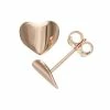 Hot Sale 🥰 Au Naturale 14k Rose Gold Polished Heart Stud Earrings 🛒 -Valentine's Day Jewelry shop unnamed file 2306
