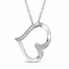 Coupon ⭐ Stella Grace Sterling Silver 1/10 Carat T.W. Diamond Heart Pendant Necklace 🔔 -Valentine's Day Jewelry shop unnamed file 2310