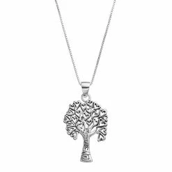 Buy โ Timeless Sterling Silver Family Tree Pendant ๐