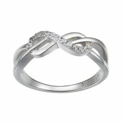 Promo ๐ Love This Lifeยฎ Sterling Silver Infinity Ring ๐