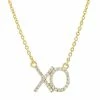 Wholesale 🥰 Gemminded 10k Gold 1/6 Carat T.W. Diamond XO Pendant Necklace 14k Gold 🌟