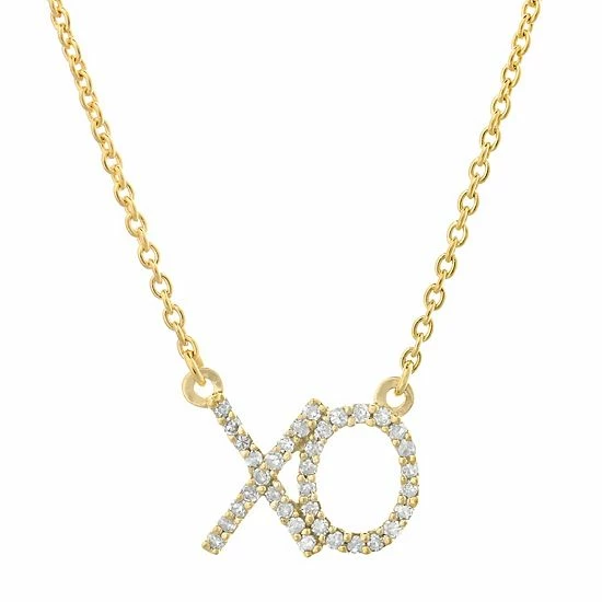 Wholesale 🥰 Gemminded 10k Gold 1/6 Carat T.W. Diamond XO Pendant Necklace 14k Gold 🌟 3 Wholesale 🥰 Gemminded 10k Gold 1/6 Carat T.W. Diamond XO Pendant Necklace 14k Gold 🌟