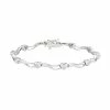 Cheapest ❤️ Unbranded Sterling Silver 1/10 Carat T.W. Diamond Heart Bracelet ❤️ -Valentine's Day Jewelry shop unnamed file 2363