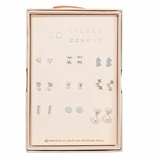 Best Pirce ๐ฅฐ LC Lauren Conrad 9-Pack Silver-Tone Pearl Valentine's Day Stud Set ๐คฉ 3 Best Pirce ๐ฅฐ LC Lauren Conrad 9-Pack Silver-Tone Pearl Valentine's Day Stud Set ๐คฉ