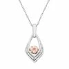 Wholesale 😍 Sterling Silver Morganite & Diamond Accent Pendant Necklace 😀 -Valentine's Day Jewelry shop unnamed file 2434
