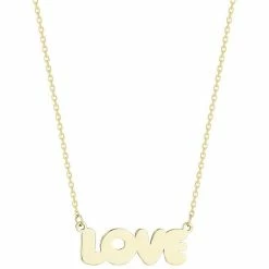 Best reviews of 🛒 LUMINOR GOLD 14k Gold Bubble Love Necklace 🤩