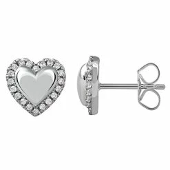 Cheap 🛒 DeCouer Sterling Silver 1/6 Carat T.W. Diamond Halo Heart Stud Earrings Silver Tone 🤩 13 Cheap 🛒 DeCouer Sterling Silver 1/6 Carat T.W. Diamond Halo Heart Stud Earrings Silver Tone 🤩 -Valentine's Day Jewelry shop unnamed file 2491