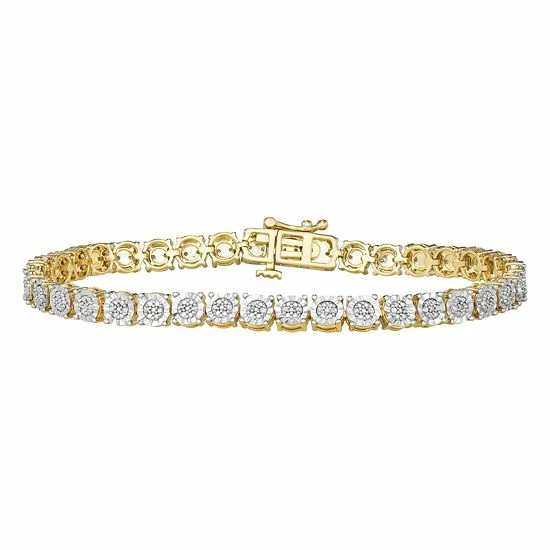 Best Pirce 🛒 Unbranded Sterling Silver 1/4 Carat T.W. Diamond Tennis Bracelet 😀 4 Best Pirce 🛒 Unbranded Sterling Silver 1/4 Carat T.W. Diamond Tennis Bracelet 😀 - Image 2