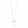 Top 10 😀 Delicate Diamonds Sterling Silver 1/10 Carat T.W. Diamond Cross Pendant Necklace 🥰
