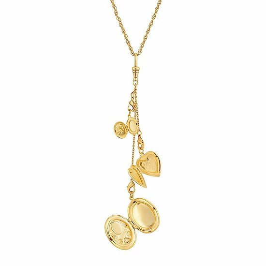 Top 10 π 1928 Gold Tone Multi Charm Heart Locket Necklace β 4 Top 10 π 1928 Gold Tone Multi Charm Heart Locket Necklace β - Image 2