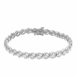 Buy 😉 Unbranded 1/2 Carat T.W Diamond Fashion Bracelet White 👍