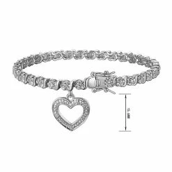 Best deal π₯ Sarafina Silver Tone Diamond Accent Heart Charm Bracelet π€© 7 Best deal π₯ Sarafina Silver Tone Diamond Accent Heart Charm Bracelet π€© -Valentine's Day Jewelry shop unnamed file 287