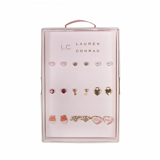 Budget ๐ LC Lauren Conrad Gold Tone Heart Whimsy Nickel Free Earring Set ๐ 3 Budget ๐ LC Lauren Conrad Gold Tone Heart Whimsy Nickel Free Earring Set ๐