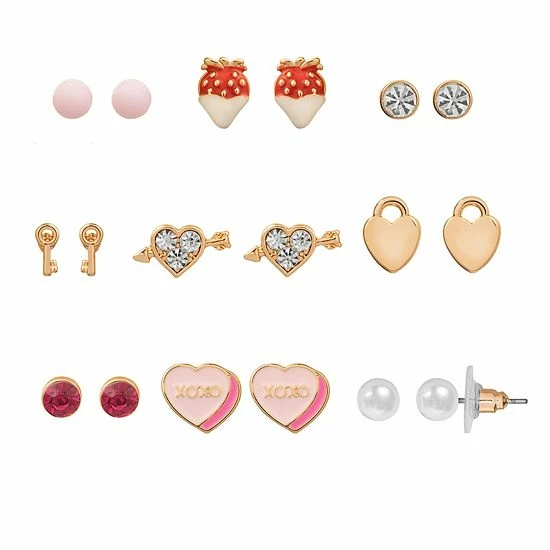 Budget ๐ LC Lauren Conrad Gold Tone Heart Whimsy Nickel Free Earring Set ๐ 4 Budget ๐ LC Lauren Conrad Gold Tone Heart Whimsy Nickel Free Earring Set ๐ - Image 2