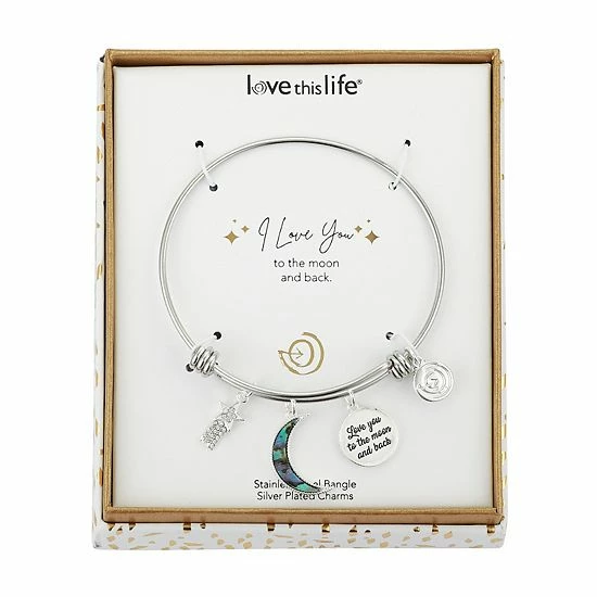 Top 10 π₯° Love This Life "Love You To The Moon & Back" Abalone Inlay Moon & Crystal Shooting Star Bracelet π 5 Top 10 π₯° Love This Life "Love You To The Moon & Back" Abalone Inlay Moon & Crystal Shooting Star Bracelet π - Image 3