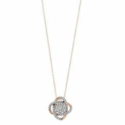 Brand new ⌛ Unbranded 1/4 Carat T.W Diamond Fashion Pendant Necklace Sterling Silver 👍 -Valentine's Day Jewelry shop unnamed file 352