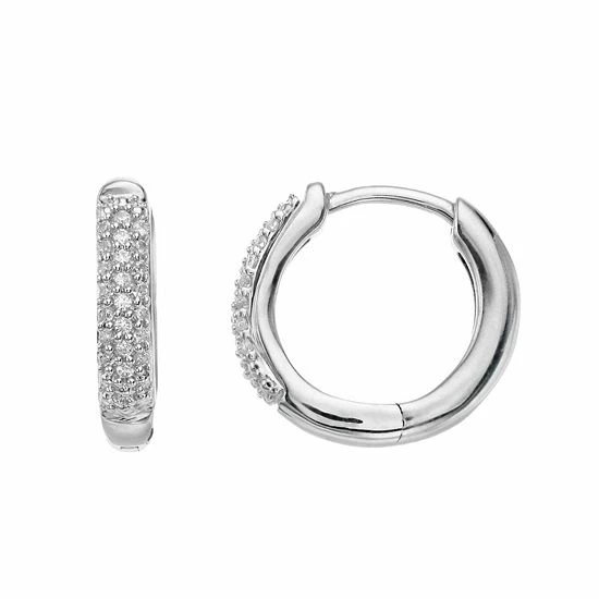 Cheap β Diamond Brilliance Sterling Silver 1/10 Carat T.W. Diamond Hoop Earrings π₯° 9 Cheap β Diamond Brilliance Sterling Silver 1/10 Carat T.W. Diamond Hoop Earrings π₯° - Image 7
