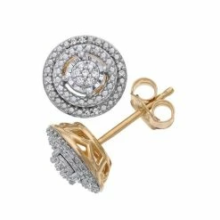 Cheapest ⭐ Unbranded 1/10 Carat T.W Diamond Fashion Earrings White 💯 -Valentine's Day Jewelry shop unnamed file 41