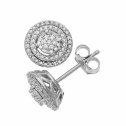 Cheapest ⭐ Unbranded 1/10 Carat T.W Diamond Fashion Earrings White 💯 -Valentine's Day Jewelry shop unnamed file 42